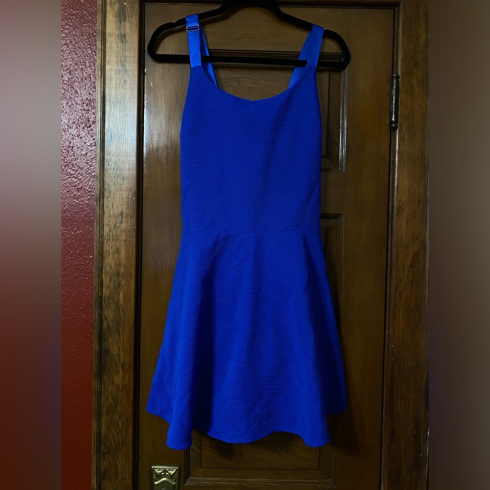 Blue athletic dress